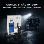 Đèn Bi Cầu Mini T9 Chân H4 Siêu Sáng Cho Ô Tô Xe Máy