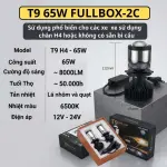 Đèn Bi Cầu Mini T9 Chân H4 Siêu Sáng Cho Ô Tô Xe Máy