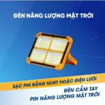Đèn Năng Lượng Mặt Trời Cầm Tay 50W Đa Năng OBP, Đèn Pha LED Tích Điện Xách Tay Có Cổng Sạc Điện Thoại