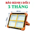 Đèn Năng Lượng Mặt Trời Cầm Tay 50W Đa Năng OBP, Đèn Pha LED Tích Điện Xách Tay Có Cổng Sạc Điện Thoại