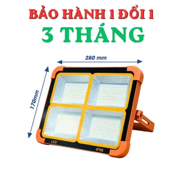 Đèn Năng Lượng Mặt Trời Cầm Tay 50W Đa Năng OBP, Đèn Pha LED Tích Điện Xách Tay Có Cổng Sạc Điện Thoại
