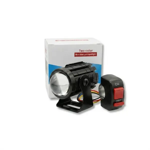 Đèn Bi Cầu Mini  2 Màu Pha Trắng Cos Vàng 20W  Chống Nước IP67 Phá Sương Cực Tốt
