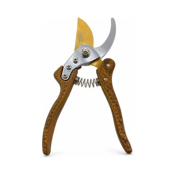 Kéo Cắt Cành HAIBOSHI Lưỡi SK5 Cán Vân Gỗ