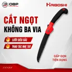 Cưa Gấp Cầm Tay HAIBOSHI HB-565373 Lưỡi 180mm, Răng Cưa 3D, Tay Cầm TPR, Chốt Khóa An Toàn
