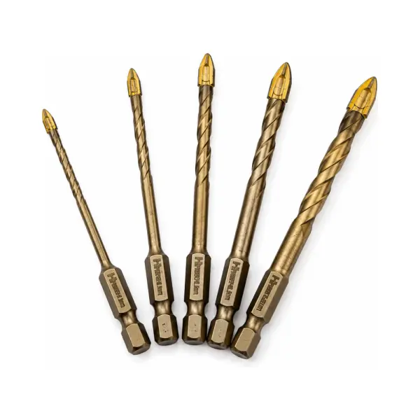 Bộ 5 Mũi Khoan HAIBOSHI 3-7mm Chuôi Lục Giác