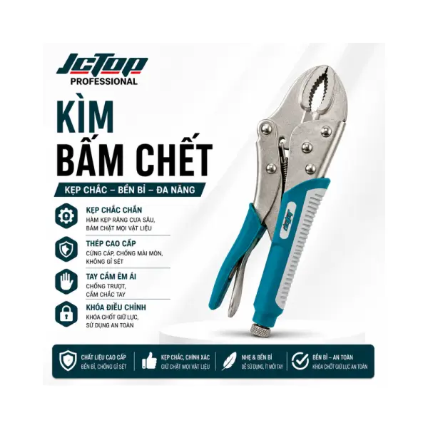 Kìm Bấm Chết JCTOP BC0110 10 Inch Thép CR-V