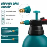 Bình Phun Áp Suất JCTOP GR3002 2L Đầu Phun Đồng