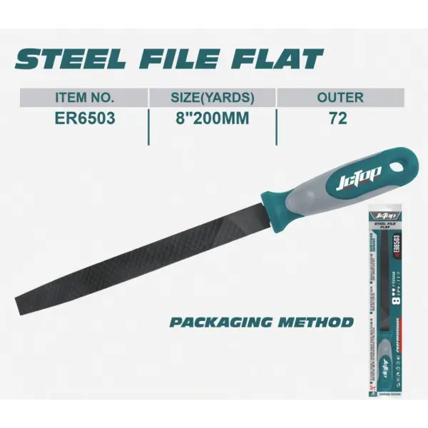 Giũa Thép JCTOP ER6501-ER6504 8 Inch 200mm