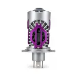 Bóng Đèn LED Dzoom Titan Mini H4 Bi Cầu 1.0 V2 Inch Pha Trắng Cốt Vàng