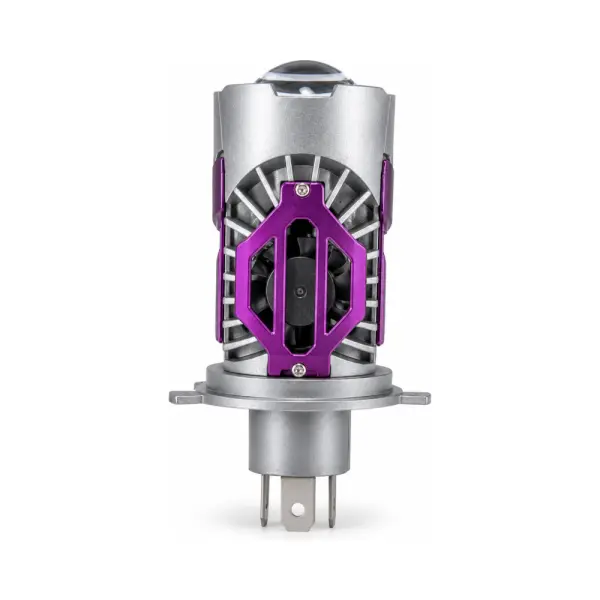 Bóng Đèn LED Dzoom Titan Mini H4 Bi Cầu 1.0 V2 Inch Pha Trắng Cốt Vàng
