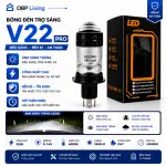 Bi LED Mini V22 Pro H4 55W sáng Trắng