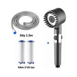 Dây Sen Inox 304 G1/2 Chống Xoắn 1.1M/1.5M