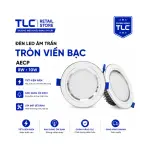 Đèn LED Âm Trần TLC AECP 8W 10W IP54