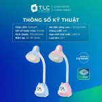 Đèn Bàn Học LED TLC EyeCare+ 6W Bảo Vệ Mắt Chip OSRAM