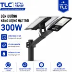 Đèn Đường Năng Lượng Mặt Trời Rời TLC DSL 300W Sunlux