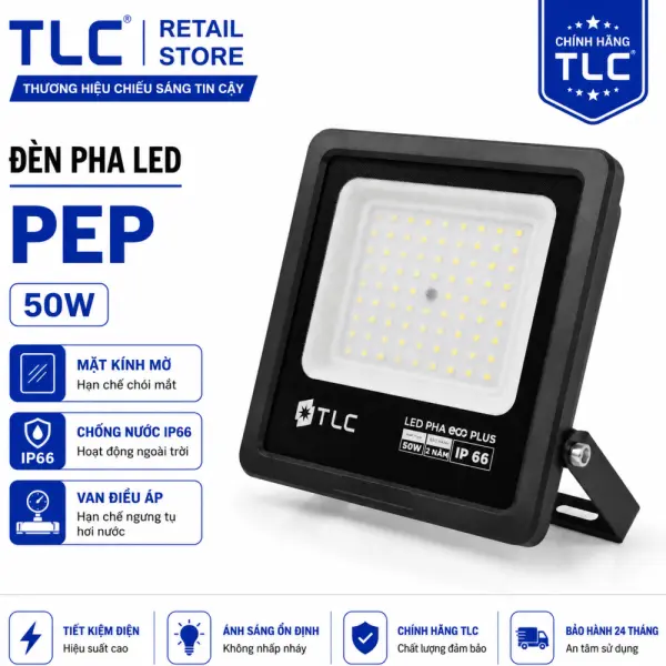Đèn Pha LED TLC Eco Plus PEP 30W–200W IP66 TLC Lighting