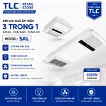 Quạt Sưởi Âm Trần TLC SAL/SAUV 30x30–30x60