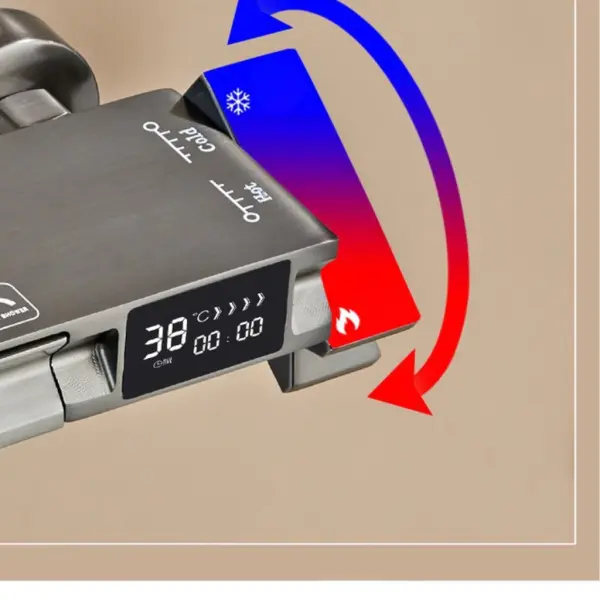 Sen Cây Tắm Đứng Phím Đàn Có LED Hiển Thị Nhiệt Độ OBP SC26-A01