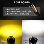 Đèn Bi Cầu Mini  2 Màu Pha Trắng Cos Vàng 20W  Chống Nước IP67 Phá Sương Cực Tốt