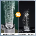 Vòi Sen Tăng Áp Lọc Nước Đa Năng  -  Mặt Gai Silicone Massage Da Đầu (Kèm Dây Cáp Đồng Bộ)
