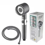 Vòi Sen Tăng Áp Lọc Nước Đa Năng  -  Mặt Gai Silicone Massage Da Đầu (Kèm Dây Cáp Đồng Bộ)